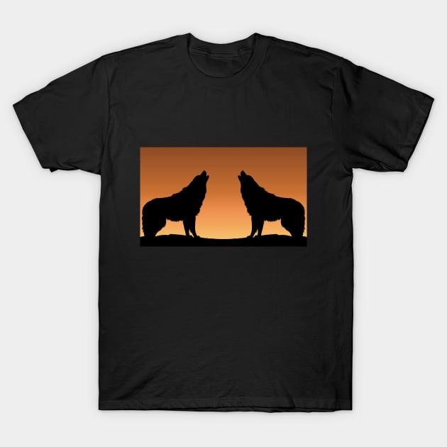 Wolf Cry T-Shirt by Divan